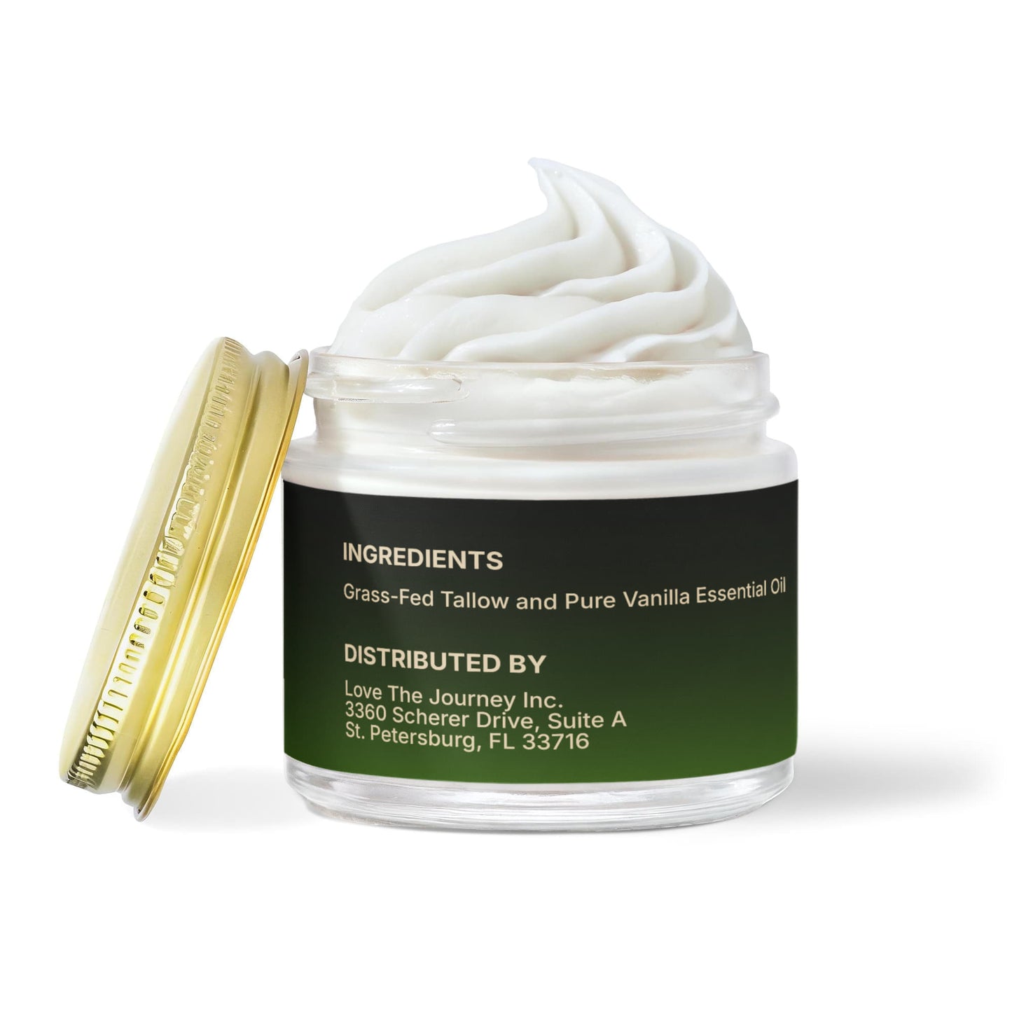 Whipped Grass-Fed Tallow Balm with Vanilla Bean