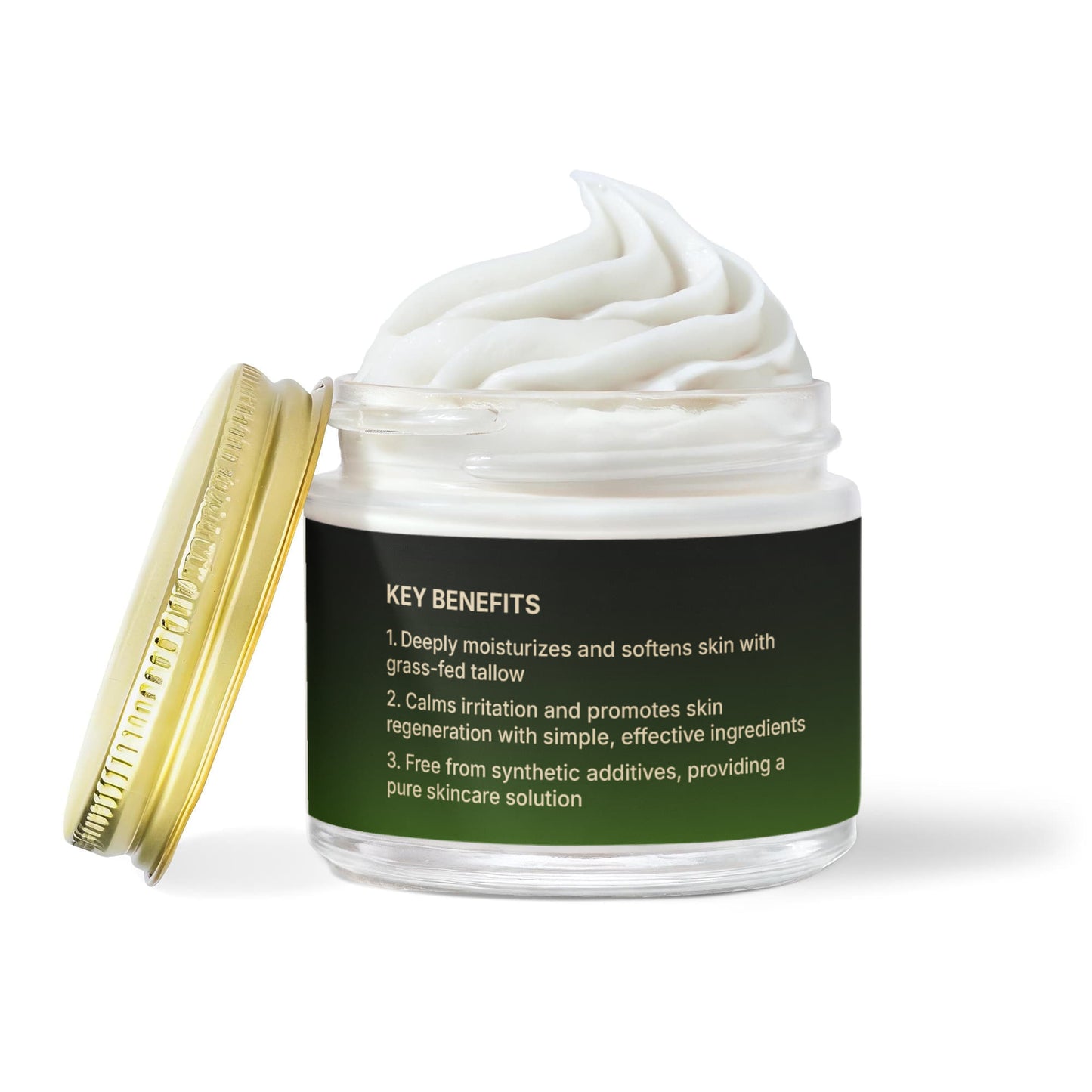 Whipped Grass-Fed Tallow Balm with Vanilla Bean