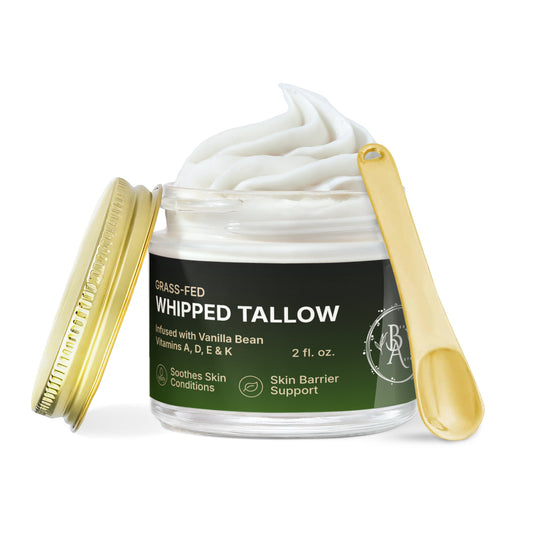 Whipped Grass-Fed Tallow Balm with Vanilla Bean